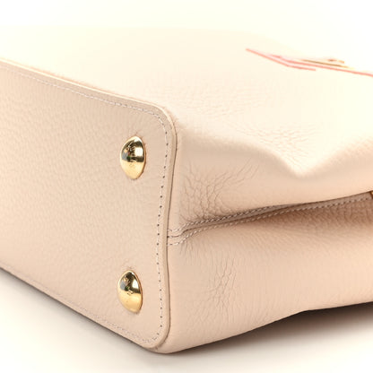 Louis Vuitton Taurillon Ostrich Capucines BB Powder Pink Beige 8 of 8