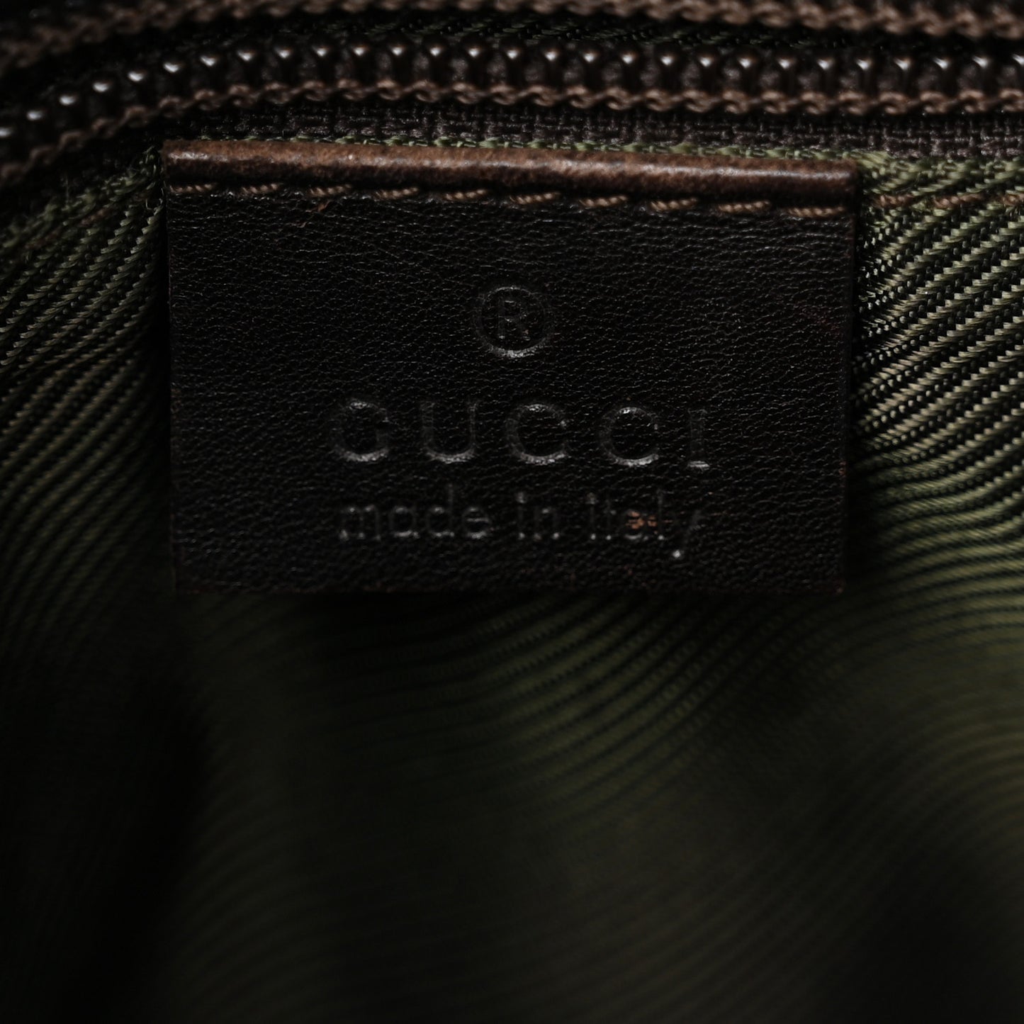 GG Supreme Messenger Crossbody Bag Dark Brown