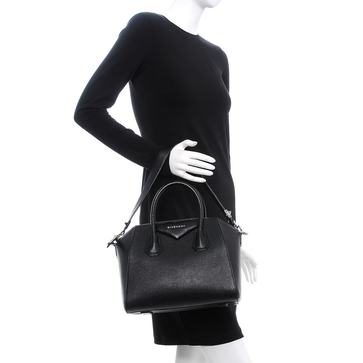 Givenchy Sugar Goatskin Small Antigona Black 2 of 7