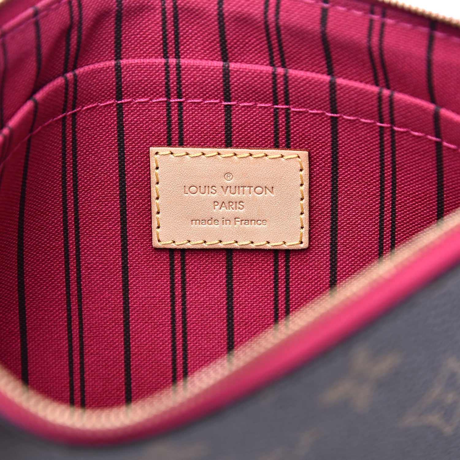 Louis Vuitton Monogram Neverfull MM GM Pochette Pivoine 6 of 9