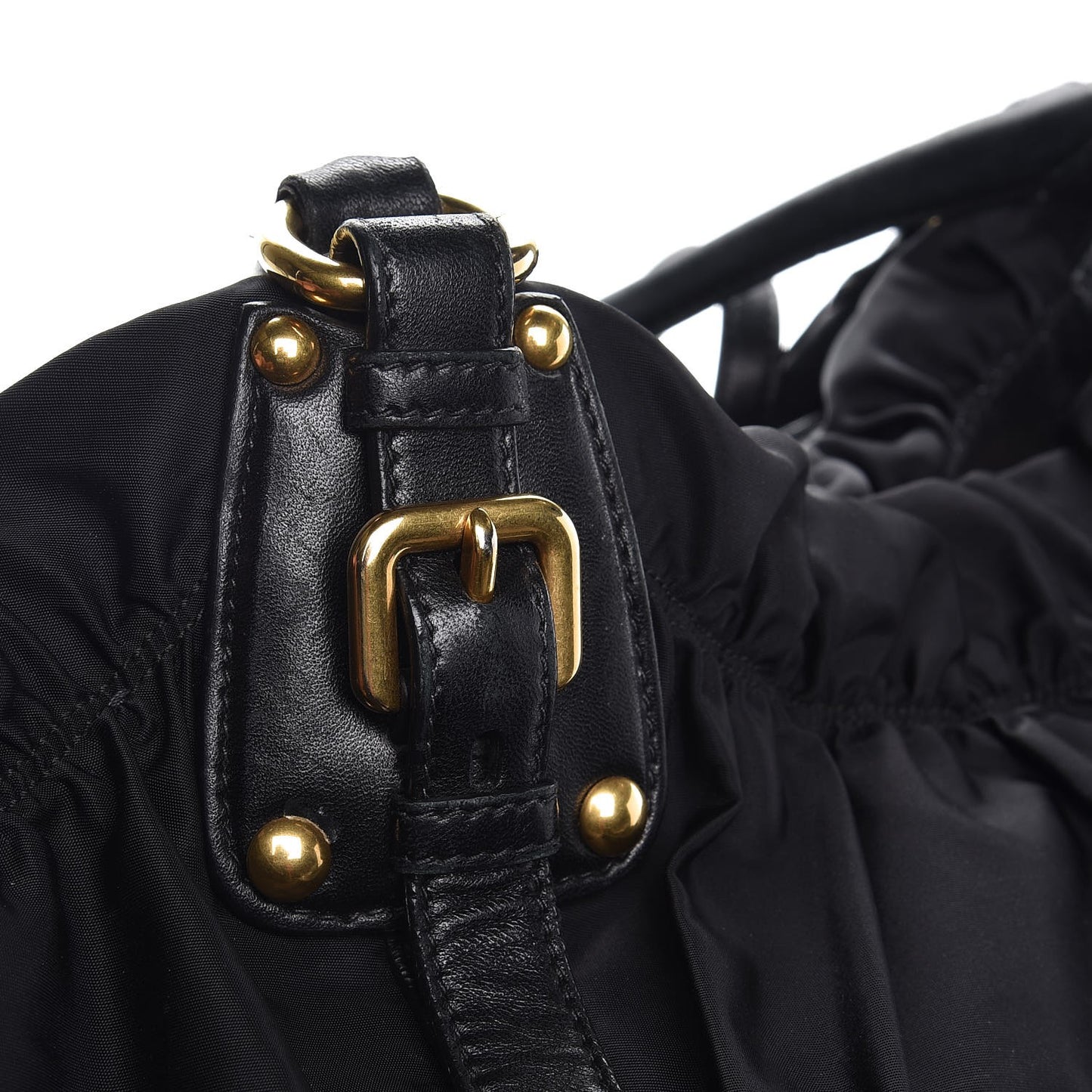 Tessuto Nylon Jacquard Logo Tote Nero Black