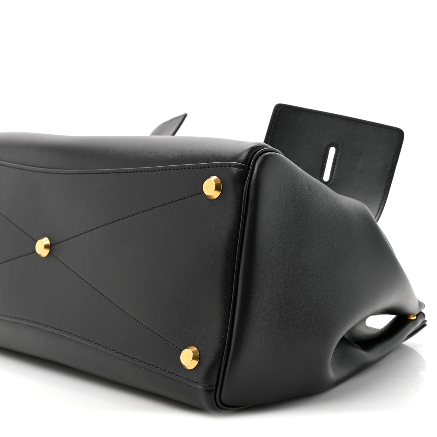 Smooth Calfskin Medium Bel Air Carry All Bag Black