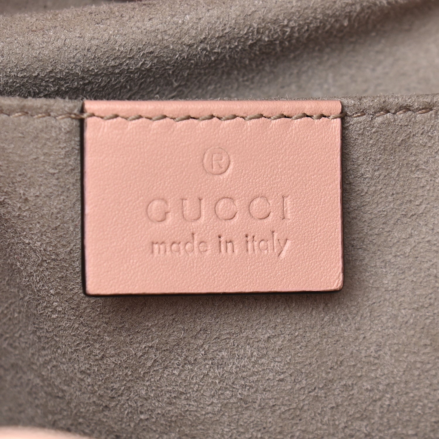 Gucci Calfskin Matelasse Sylvie Web GG Marmont Bucket Bag Perfect Pink 6 of 9