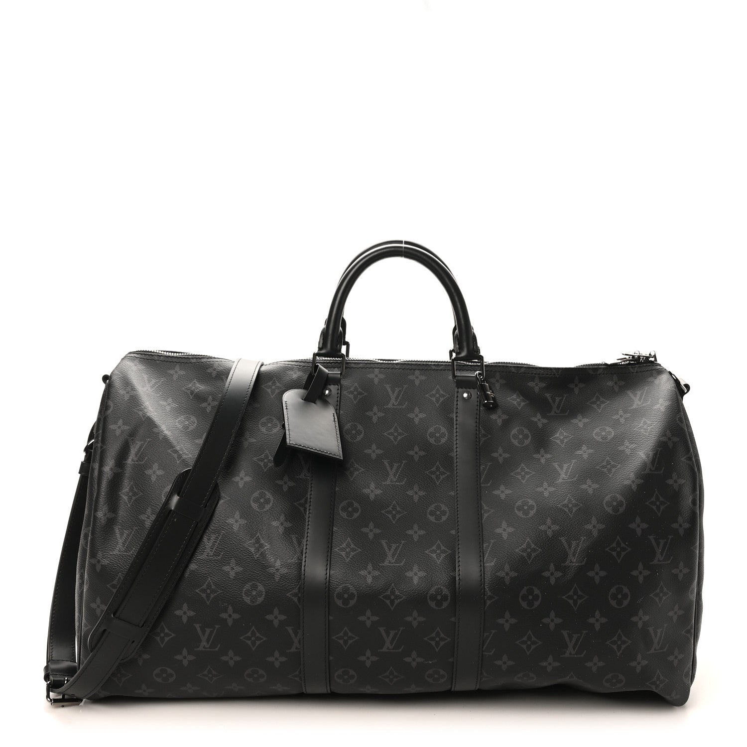 Louis Vuitton Monogram Eclipse Keepall Bandouliere 55 1 of 10