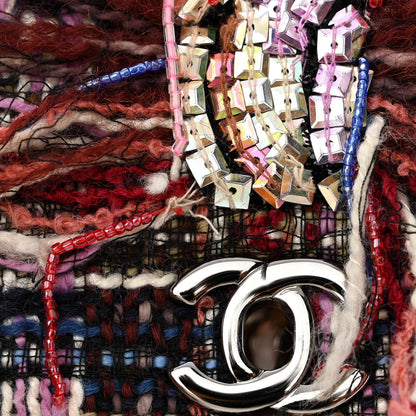 Chanel Tweed Sequin Small Fantasy Single Flap Multicolor 11 of 15