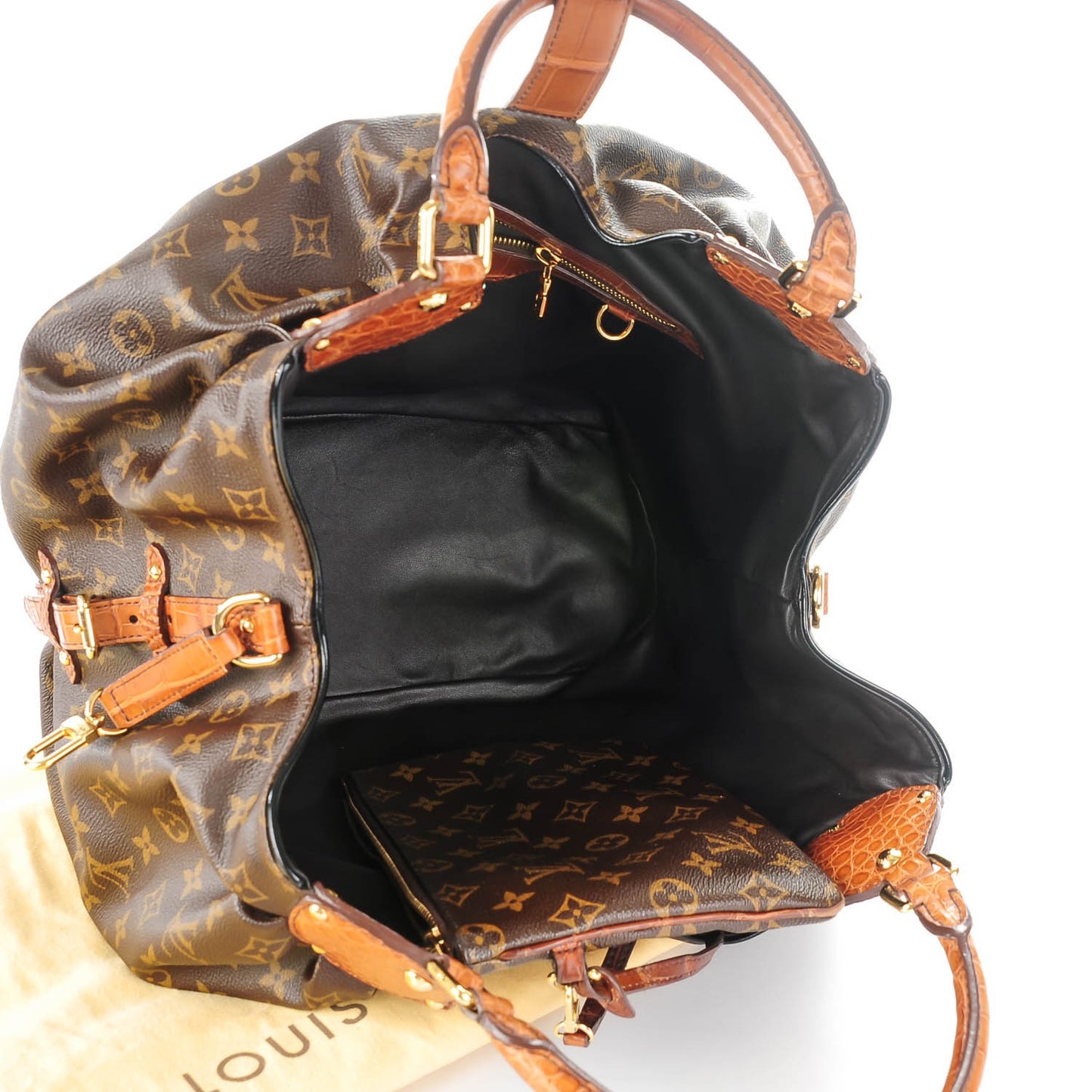 Alligator Monogram XL Tote
