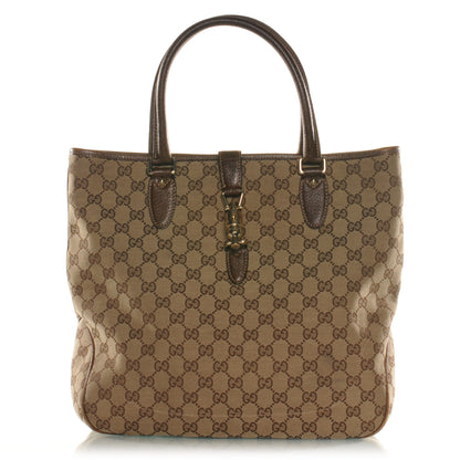 Gucci Monogram Piston Lock Tote Ebony 1 of 7