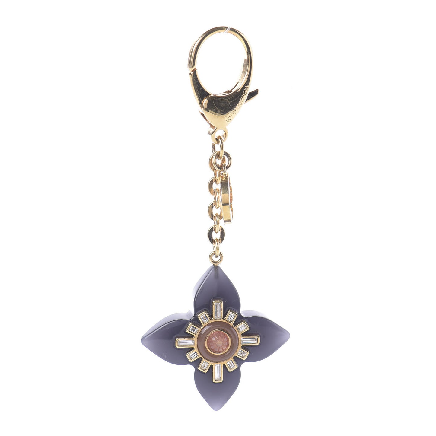 Fleur d'Etoile Bag Charm Black