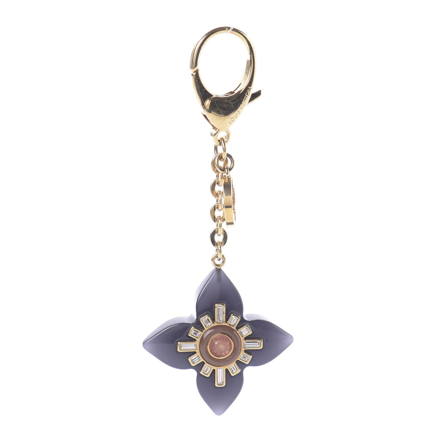 Louis Vuitton Fleur d'Etoile Bag Charm Black 1 of 7