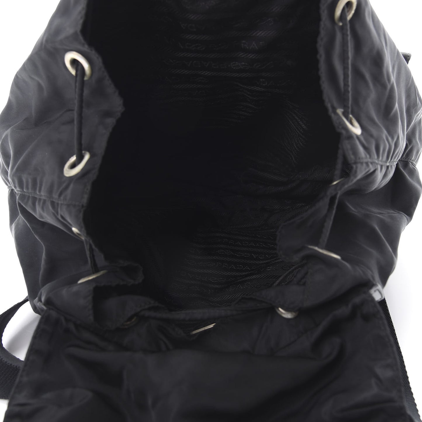 Nylon Vela Medium Backpack Black