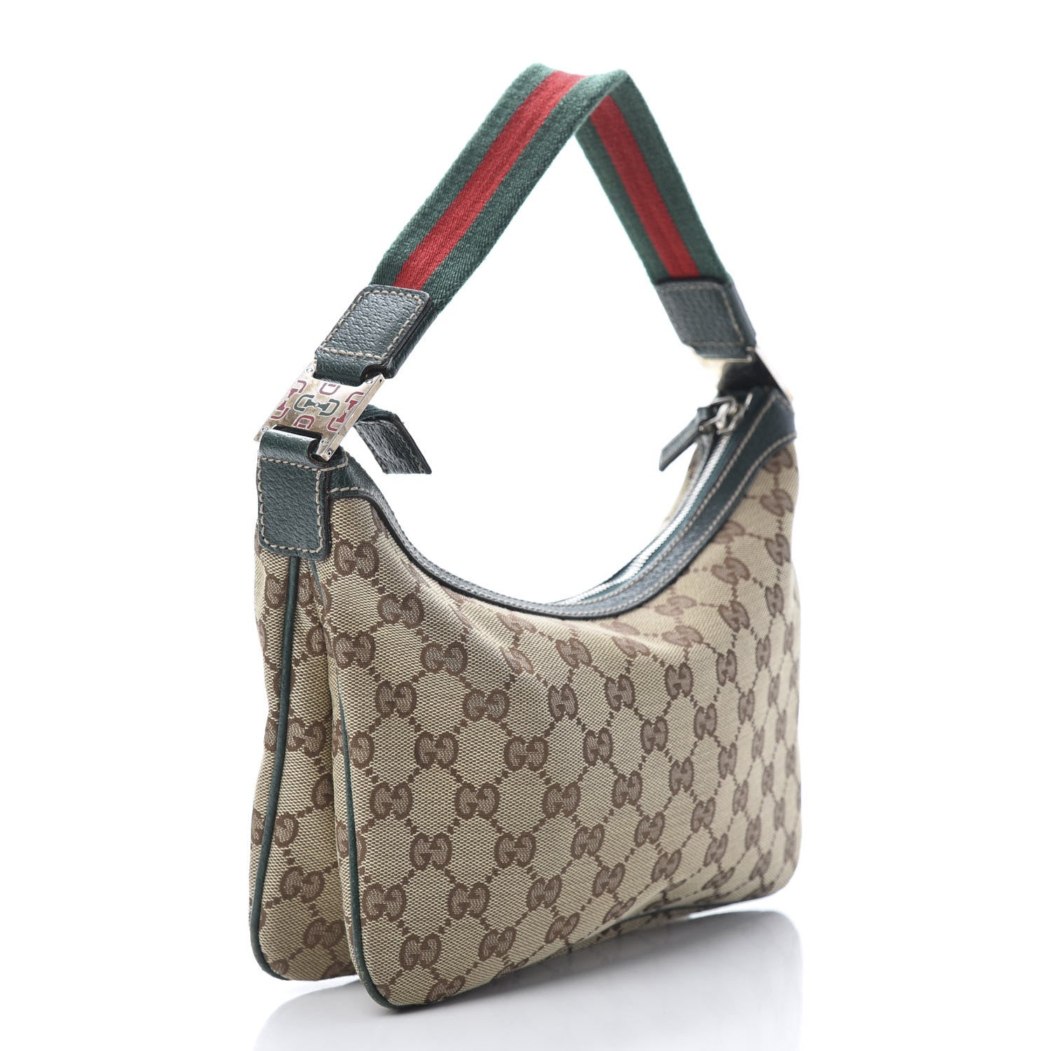 Gucci Monogram Medium Pop Hobo Green 3 of 14