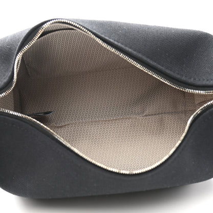 Hermes Canvas Small Bride-A-Brac Pouch Black Bleu Nuit 5 of 6