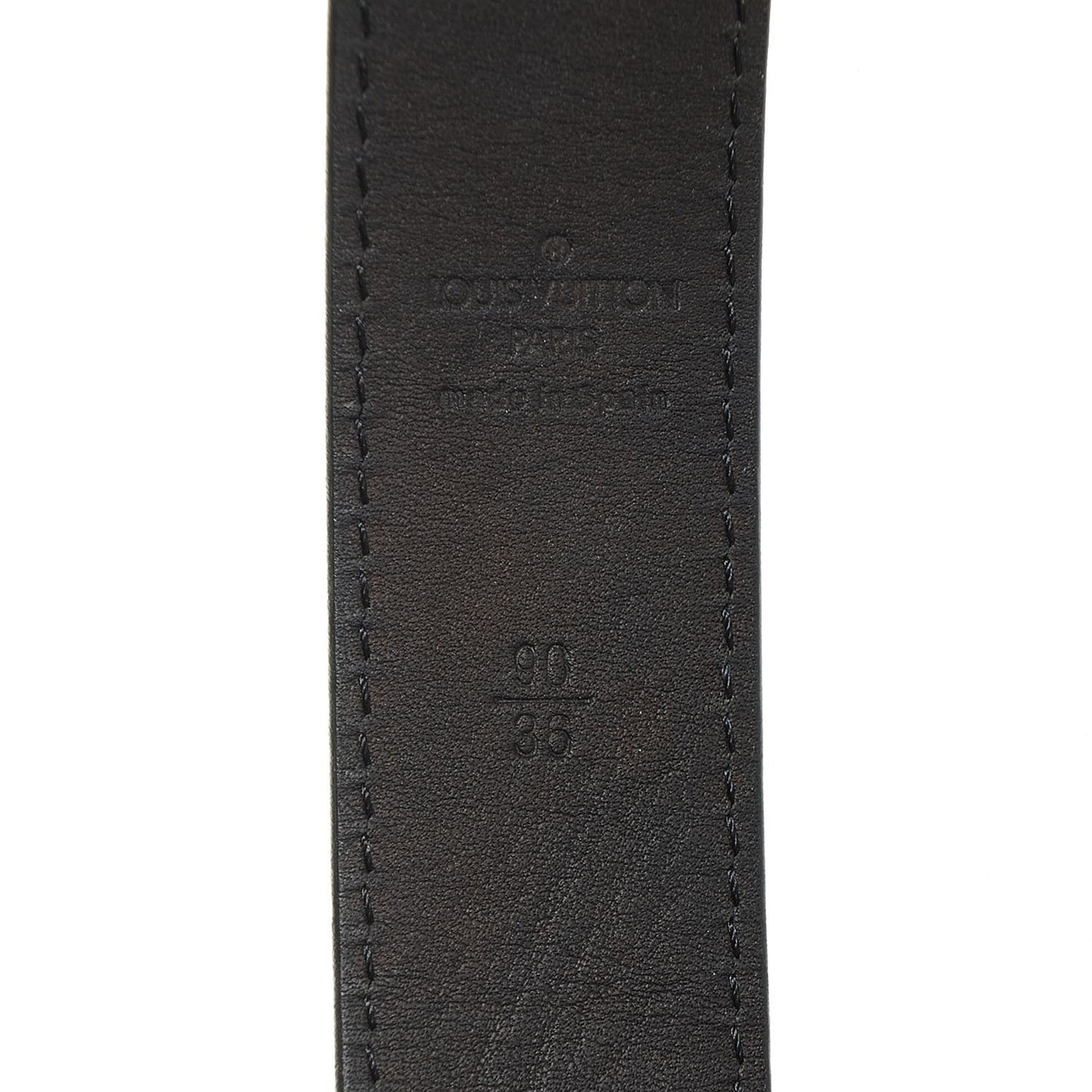 Monogram Multicolor LV Cut Reversible Belt 90 36 Black