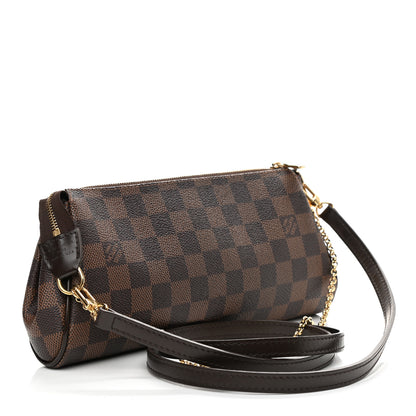 Louis Vuitton Damier Ebene Eva Clutch 3 of 9