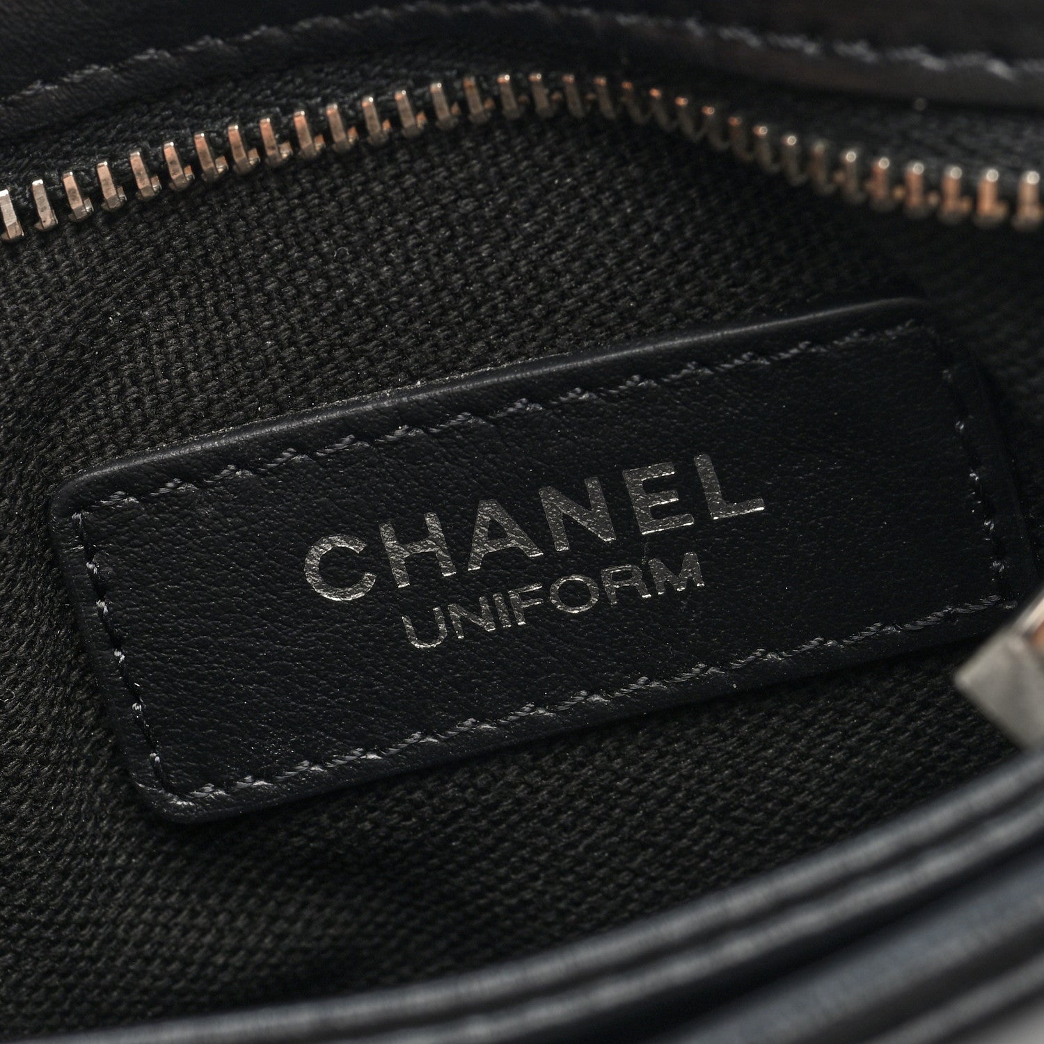 Chanel Lambskin Quilted Crossbody Bag Black 6 of 10
