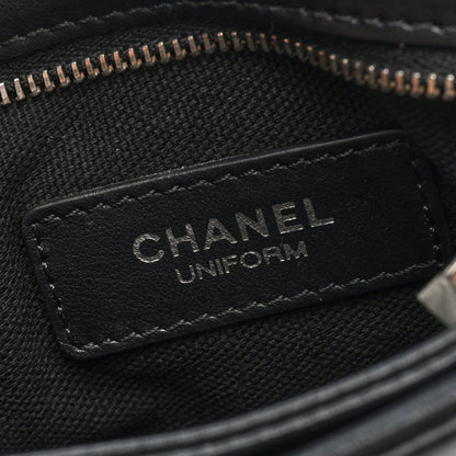 Chanel Lambskin Quilted Crossbody Bag Black 6 of 10