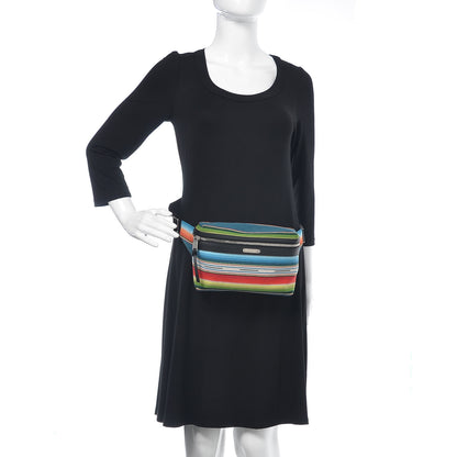 Saint Laurent Wool Mexican Jacquard City Belt Bag Multicolor 2 of 12