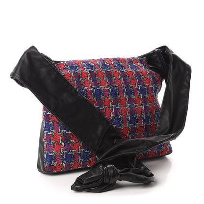 Chanel Lambskin Tweed Small Girl Bag Red Blue Black 3 of 10