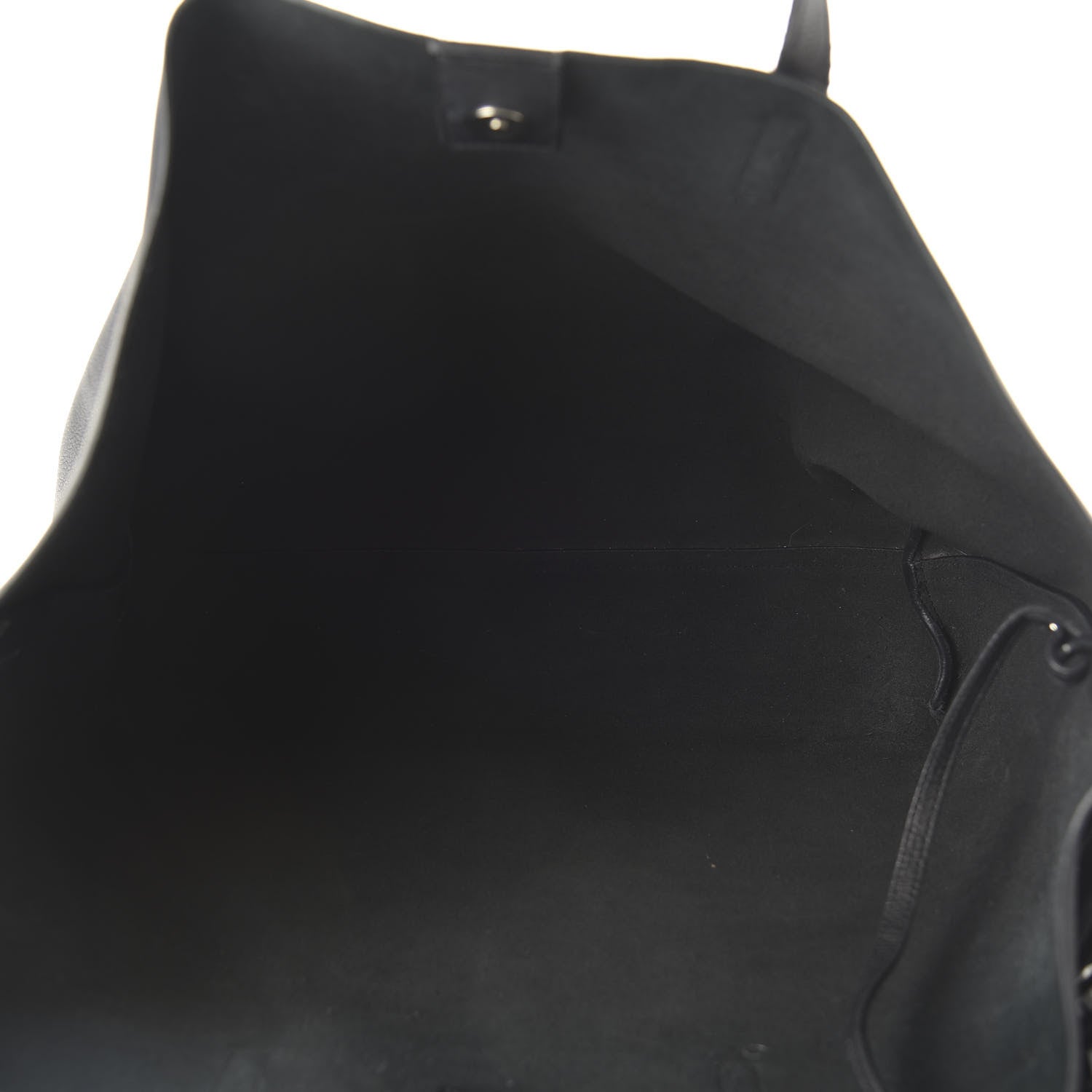 Saint Laurent Calfskin Large Fringe Shopping Tote Black 5 of 13