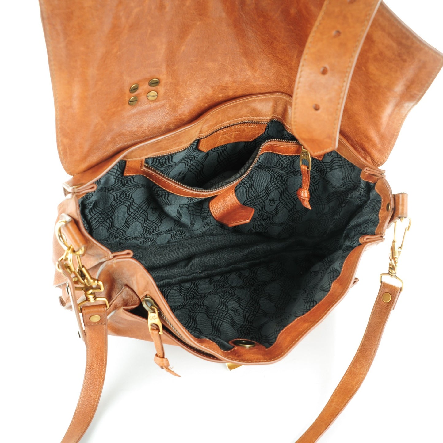 Lambskin Medium PS1 Satchel Saddle