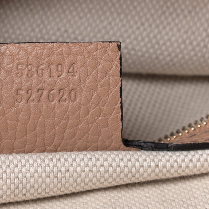 Gucci Pebbled Calfskin Large Soho Hobo Camelia 8 of 9