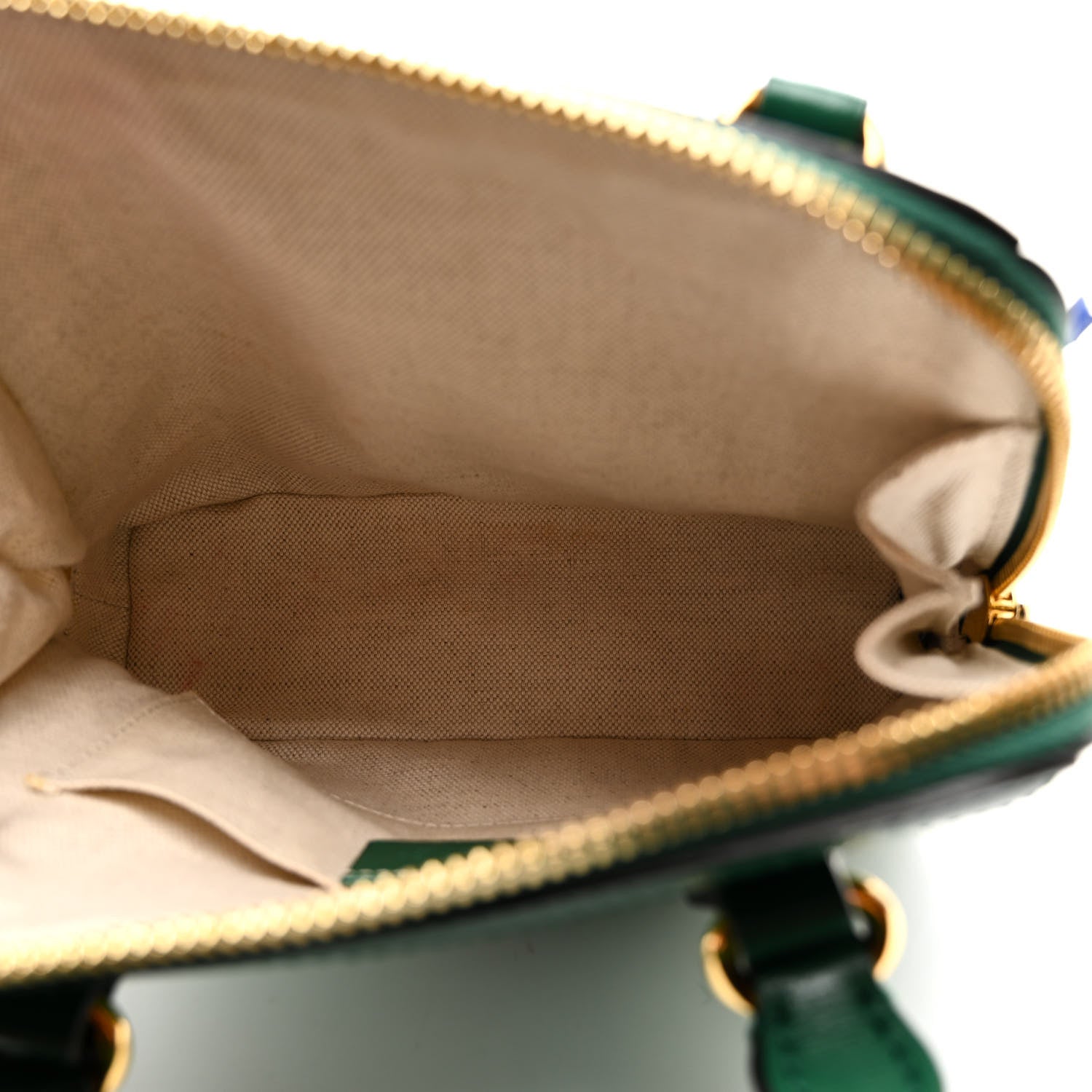 Gucci Straw Azalea Calfskin Woven Mini Horsebit 1955 Top Handle Bag  Emerald 5 of 13