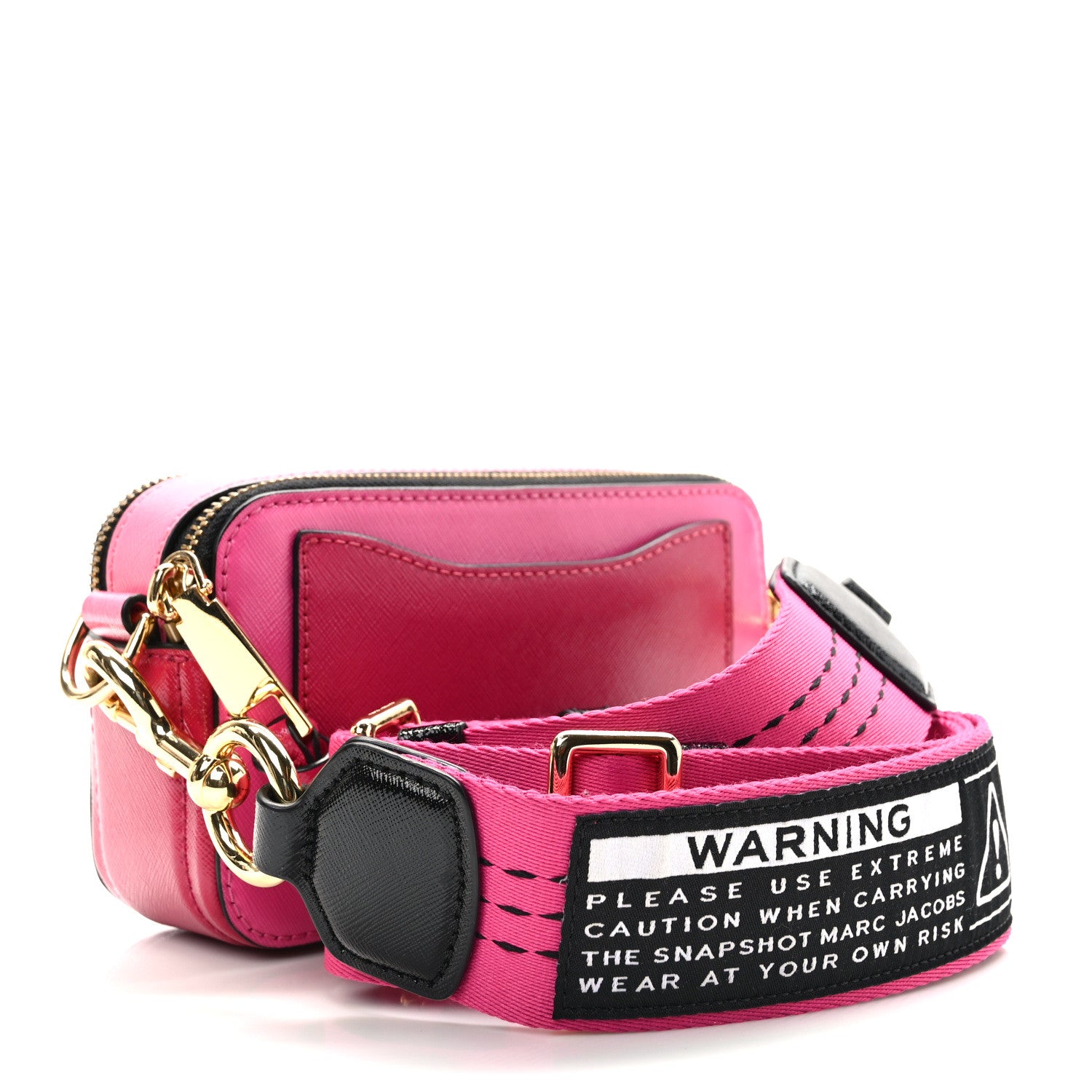 Marc Jacobs Saffiano Small Snapshot Camera Bag Pink 3 of 9