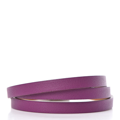 Hermes Swift Hapi 3 MM Triple Tour Wrap Bracelet S Anemone 3 of 5