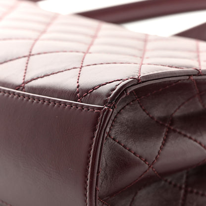 Chanel Calfskin Quilted Mad About Quilting Medium Flap Burgundy 11 of 13