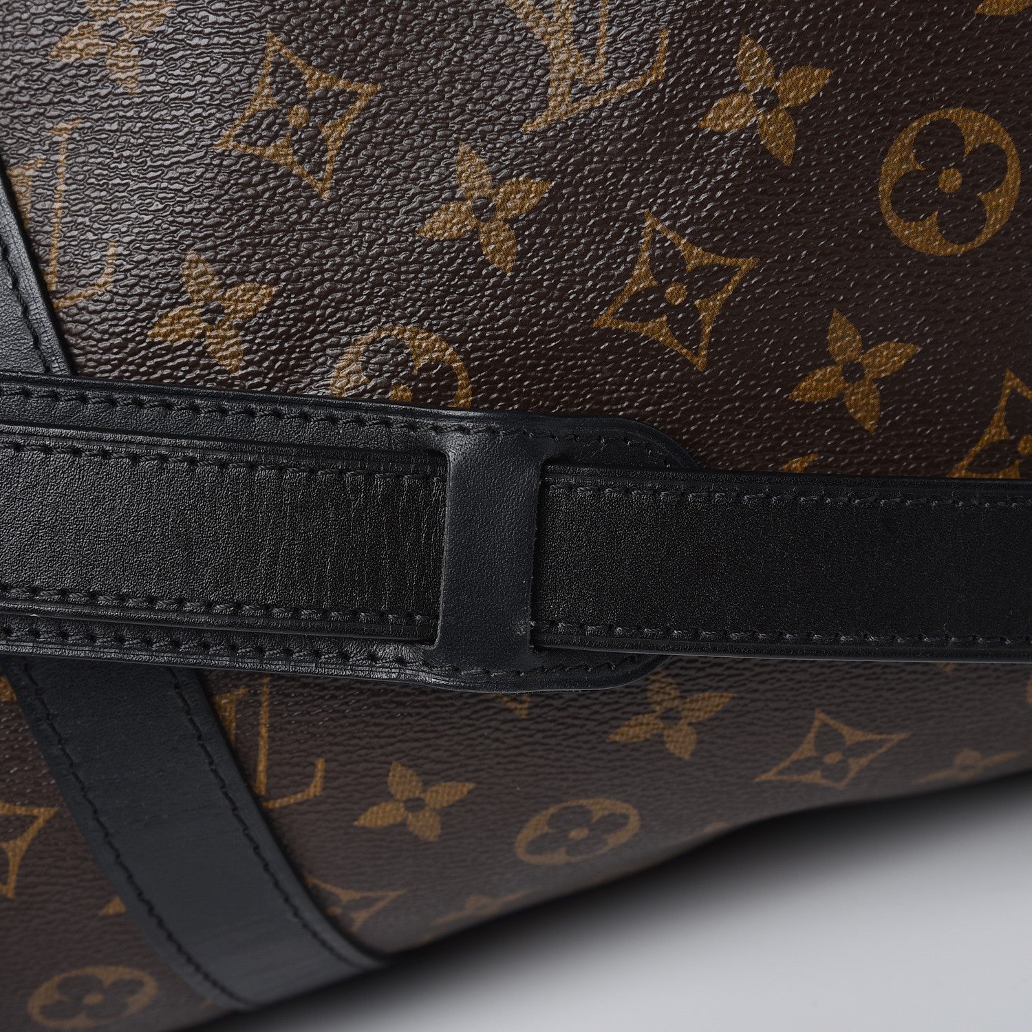 Louis Vuitton Monogram Macassar Keepall Bandouliere 55 9 of 10