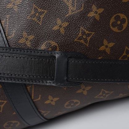 Louis Vuitton Monogram Macassar Keepall Bandouliere 55 9 of 10