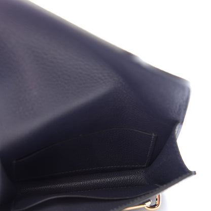 Hermes Evercolor Roulis Slim Wallet Bleu Nuit 6 of 7
