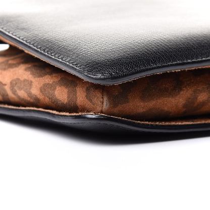 Givenchy Goatskin Suede Cross 3 Crossbody Bag Black Leopard 10 of 14