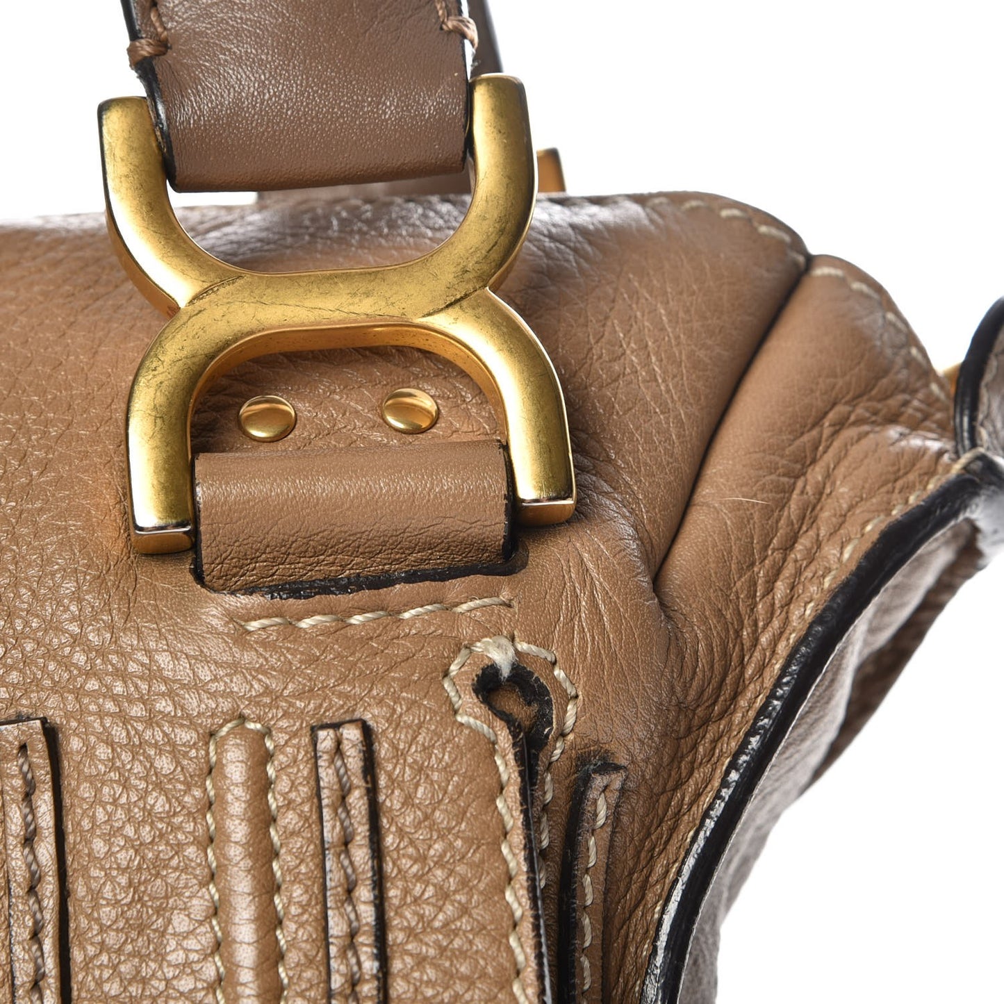Calfskin Medium Marcie Satchel Nut