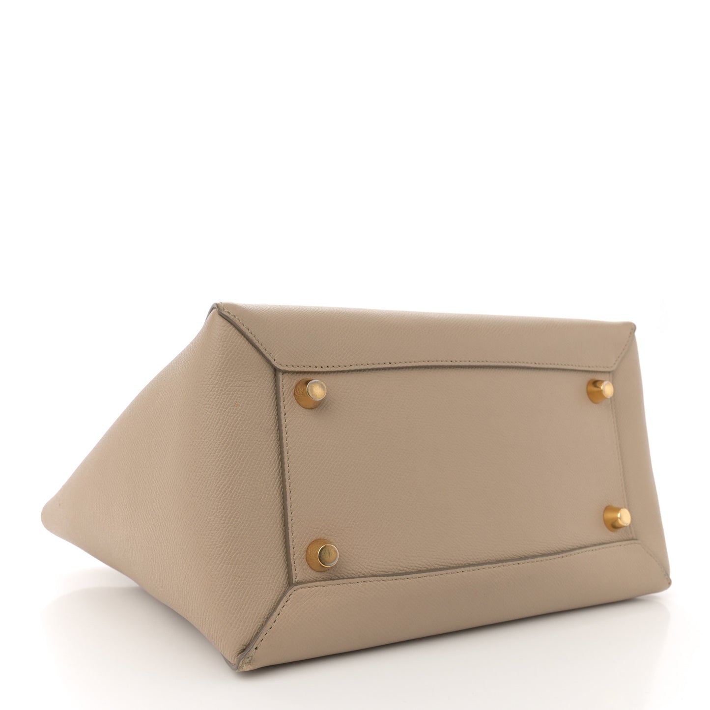 Grained Calfskin Mini Belt Bag Light Taupe