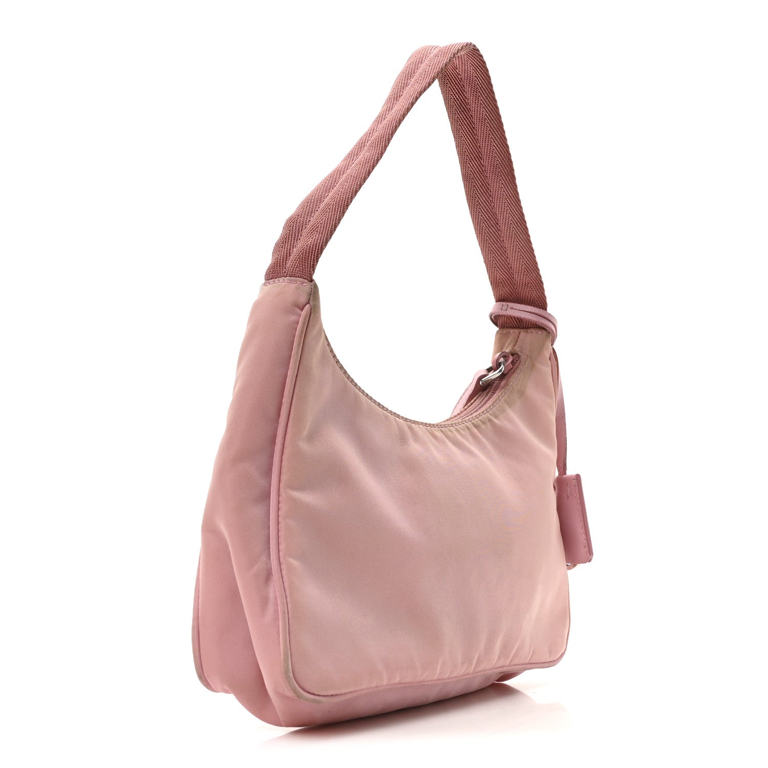 Prada Tessuto Nylon Saffiano Mini Re-Edition 2000 Bag Rosa 3 of 10