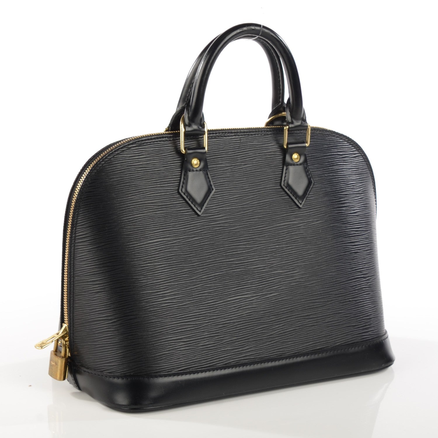 Louis Vuitton Epi Alma PM Black 3 of 8