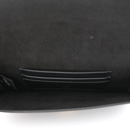 Fendi Vitello King Mini Flat Baguette Black 5 of 10