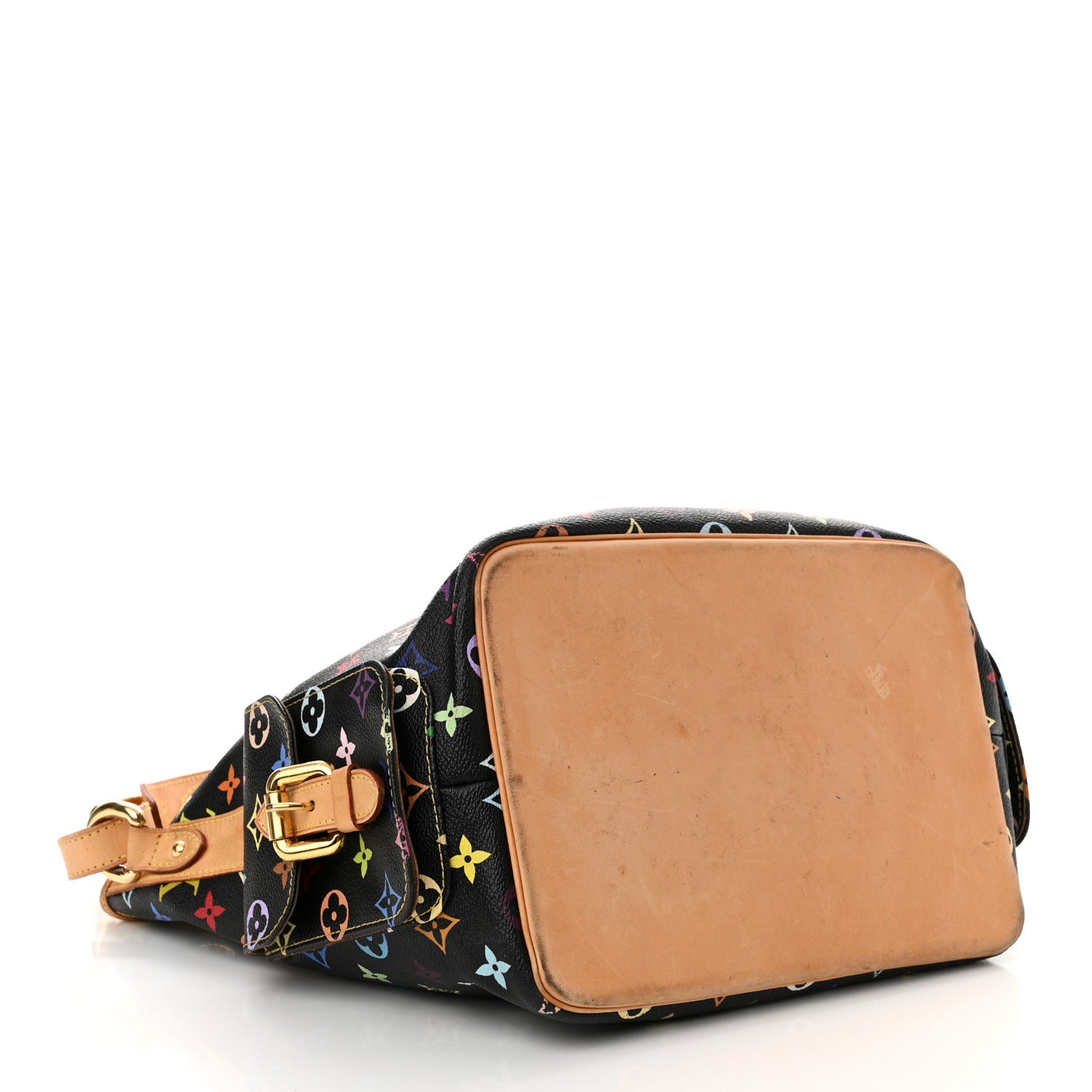 Louis Vuitton Monogram Multicolor Petit Noe Black 4 of 17