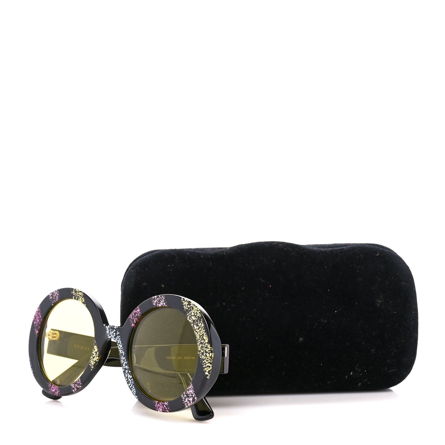 Acetate Round Glitter GG0319S Sunglasses Rainbow