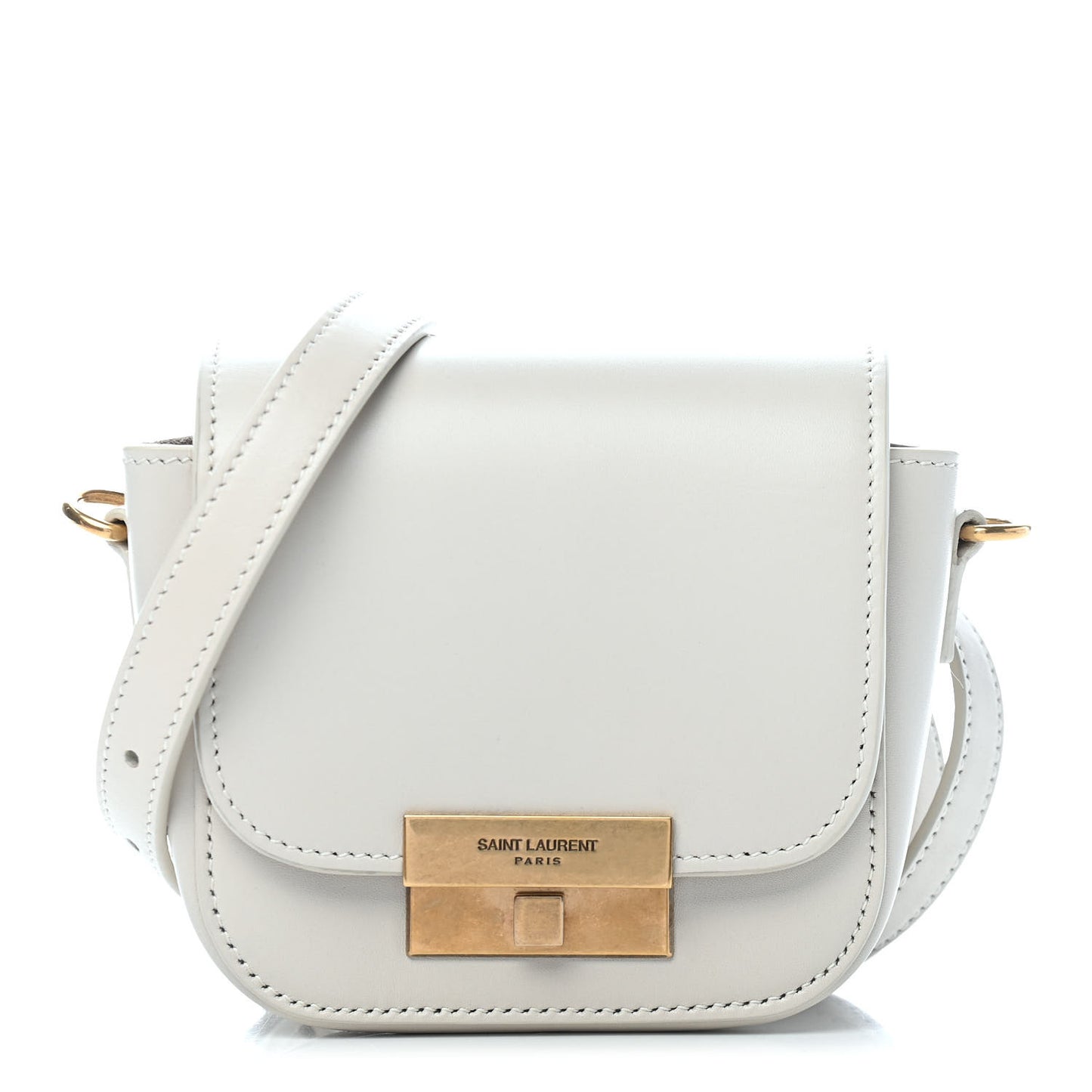 Smooth Calfskin Mini Betty Satchel Ivory