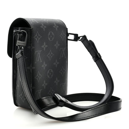 Louis Vuitton Monogram Eclipse S Lock Wearable Wallet 3 of 9