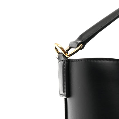 Celine Smooth Calfskin Triomphe Medium Louise Bag Black 10 of 10
