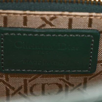 Christian Dior Patent Cannage Mini Lady Dior Pine Green 6 of 9