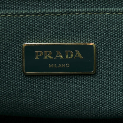 Prada Canapa Small Logo Tote Oleandro 6 of 11