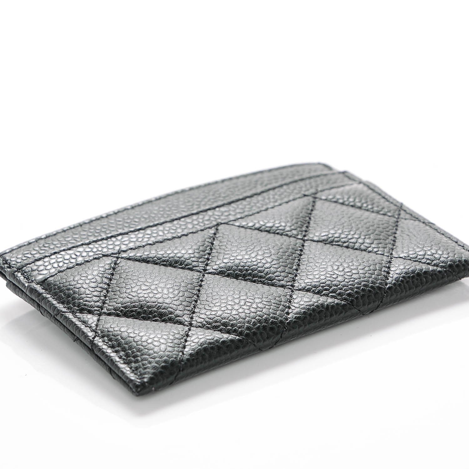 Chanel Caviar Quilted Card Holder Black 4 of 7