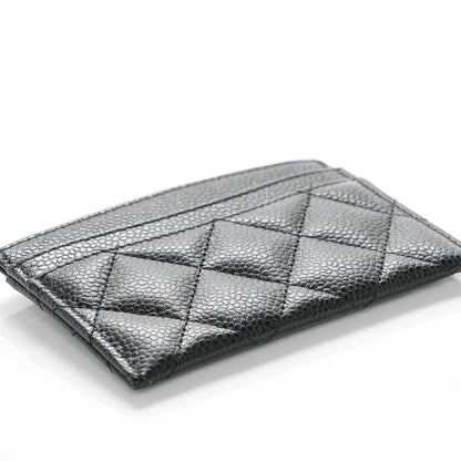 Chanel Caviar Quilted Card Holder Black 4 of 7