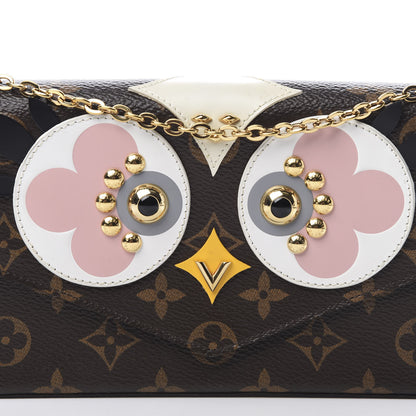 Louis Vuitton Monogram Lovely Birds Pochette Felicie Chain Wallet 10 of 14