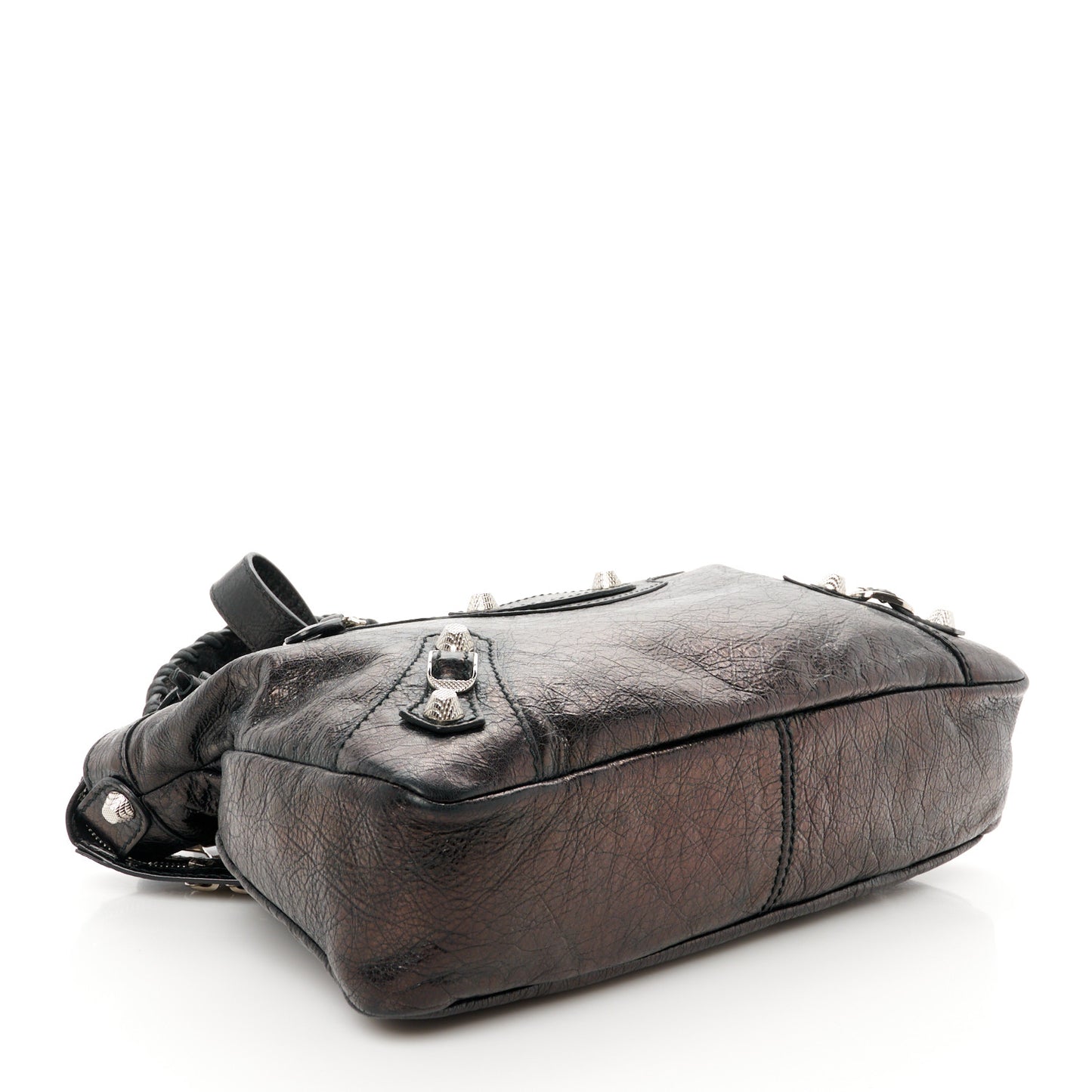 Agneau Giant 12 Silver Hardware Town Black