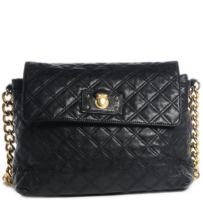 Marc Jacobs Lambskin Quilted The XL Single Flap Black 1 of 10